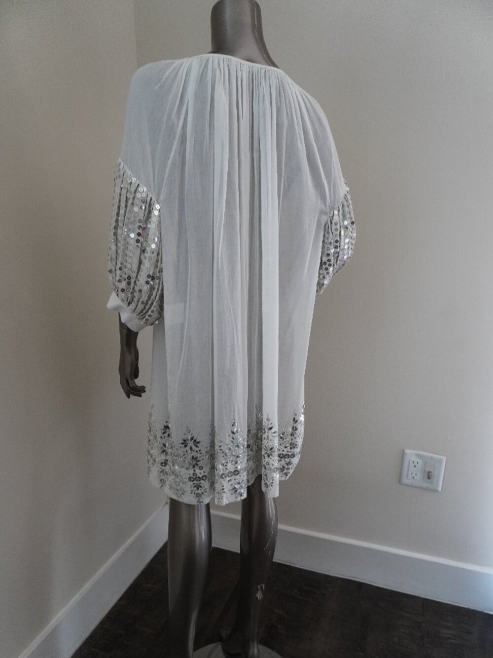 MICHAEL KORS COLLECTION Hand-Embroidered Caftan Dress - Picture 6 of 13